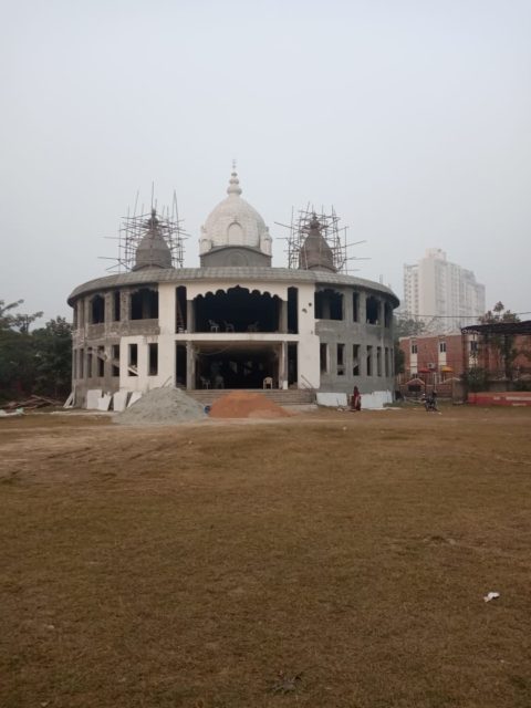 Greater Noida Kalibari Temple (Under Construction) - Wide view